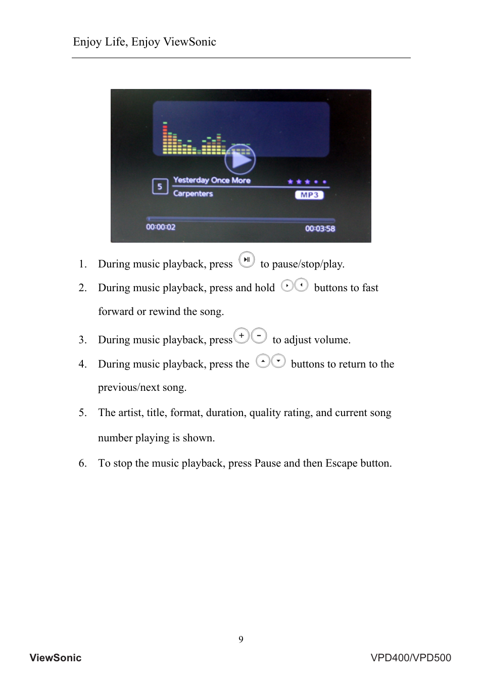 VIEWSONIC VS12835 User Manual | Page 13 / 49