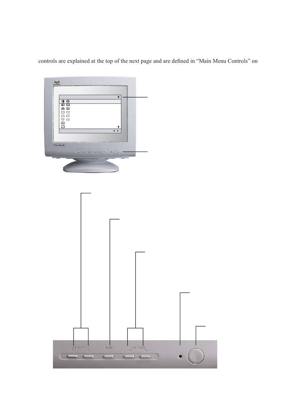 Adjusting the screen image | VIEWSONIC E50 User Manual | Page 10 / 21