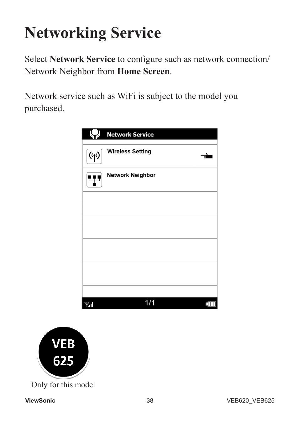 Networking service | VIEWSONIC EBOOK VS13394 User Manual | Page 40 / 49