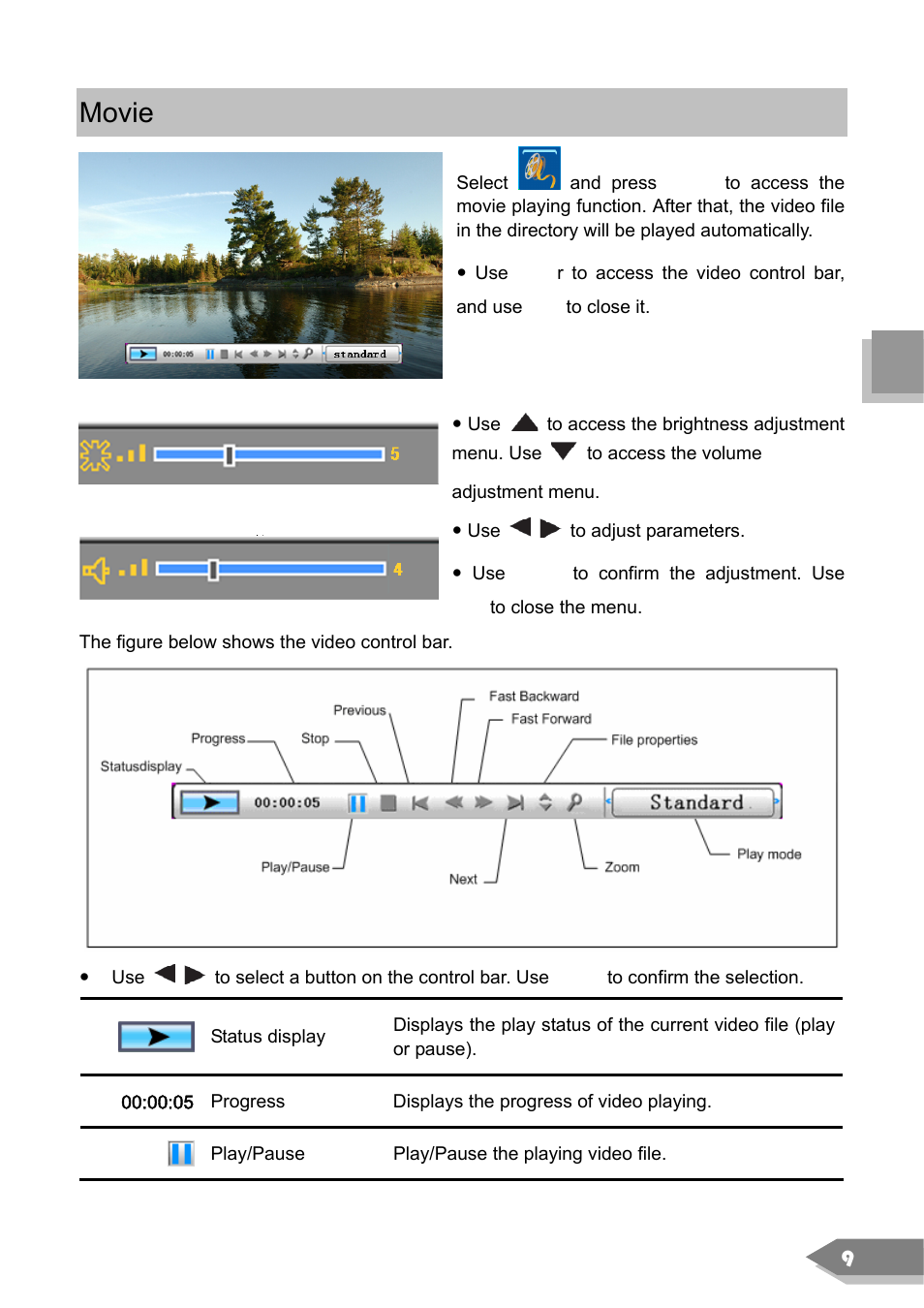 Movie | VIEWSONIC DF88W User Manual | Page 11 / 45