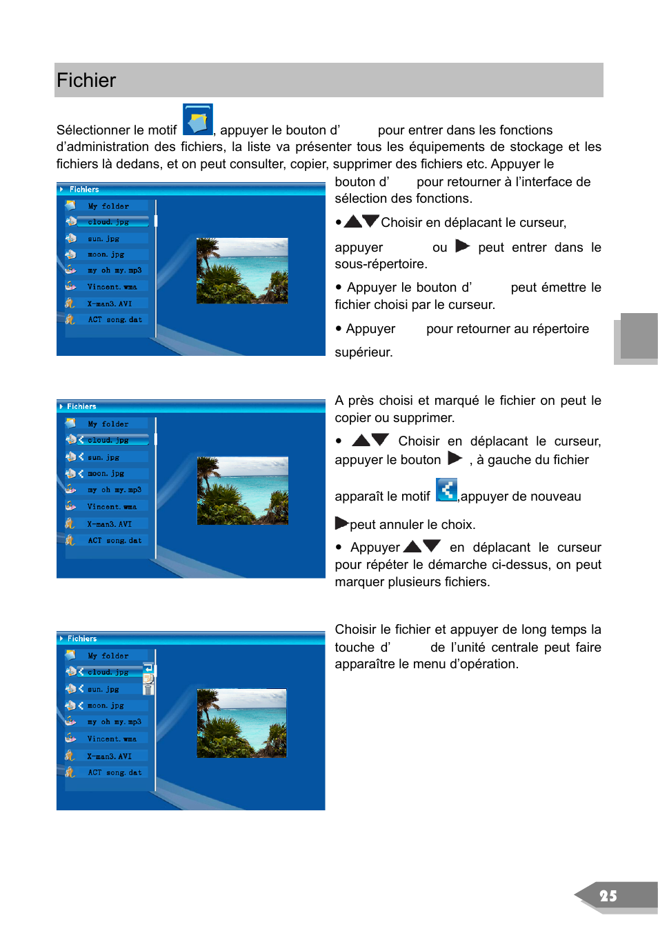 Fichier | VIEWSONIC DF88W User Manual | Page 27 / 45