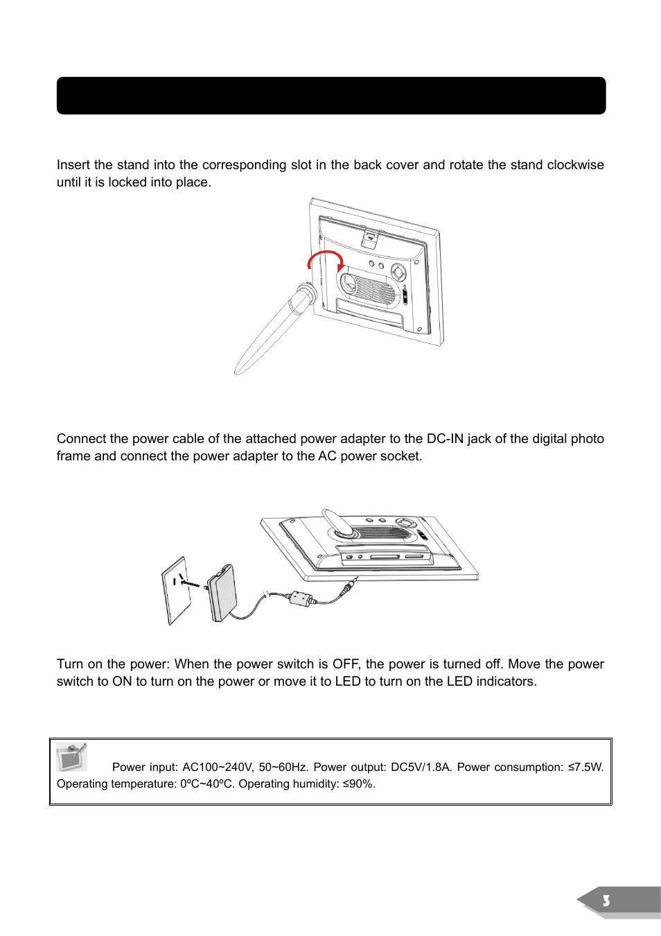 Getting prepared | VIEWSONIC DF88W User Manual | Page 5 / 45