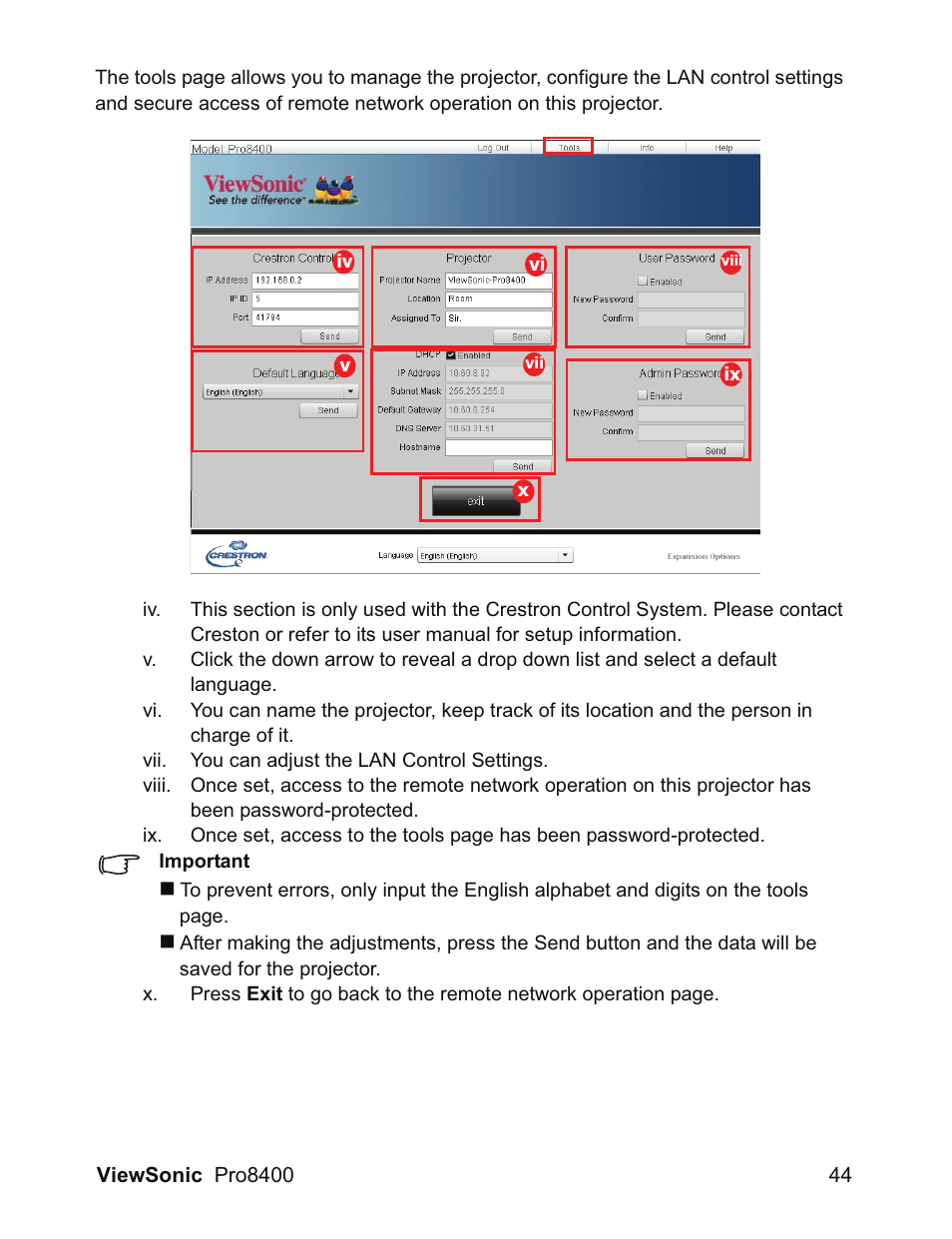 VIEWSONIC VS13647 User Manual | Page 48 / 78