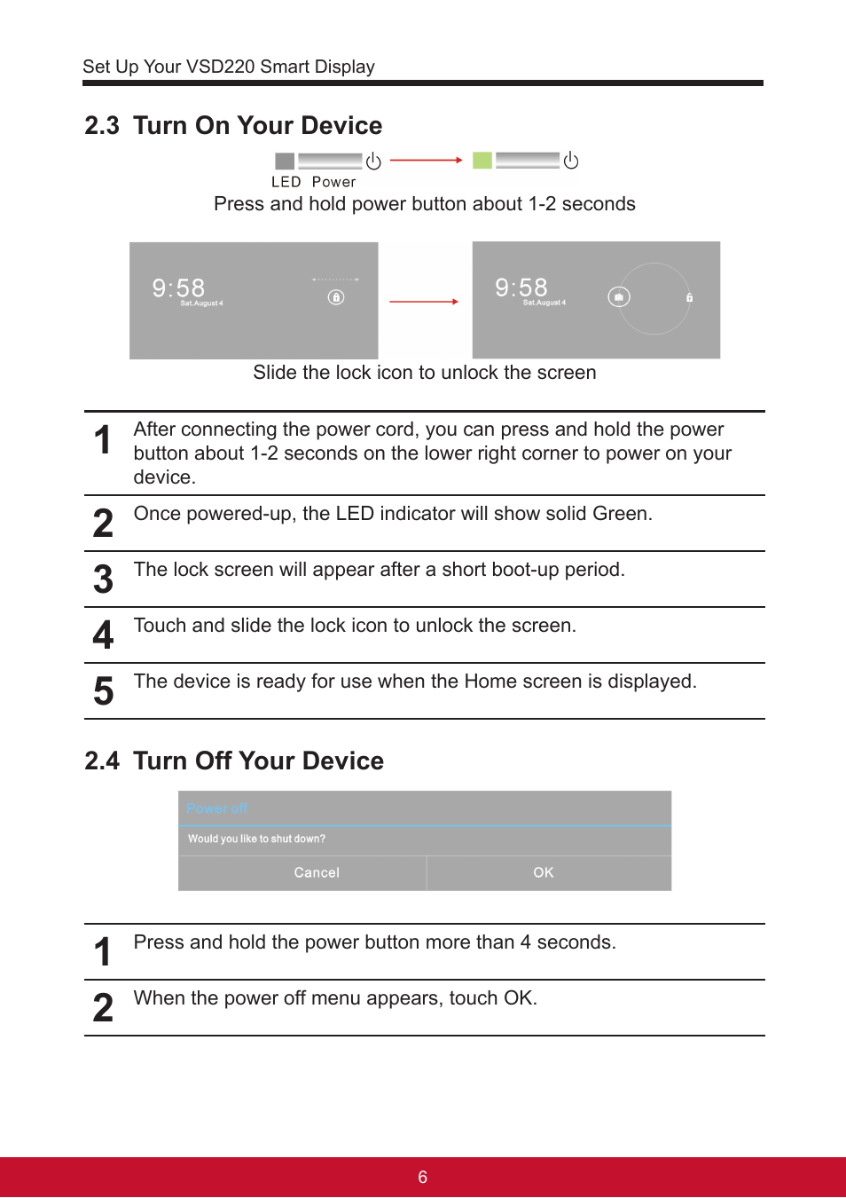 VIEWSONIC Smart Display VSD220 User Manual | Page 16 / 57