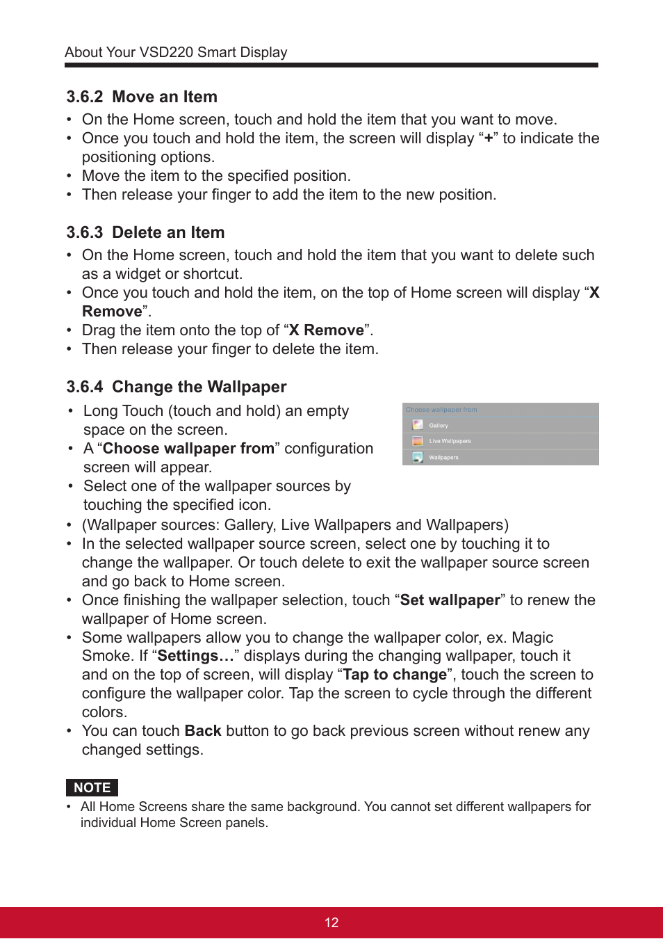 VIEWSONIC Smart Display VSD220 User Manual | Page 22 / 57