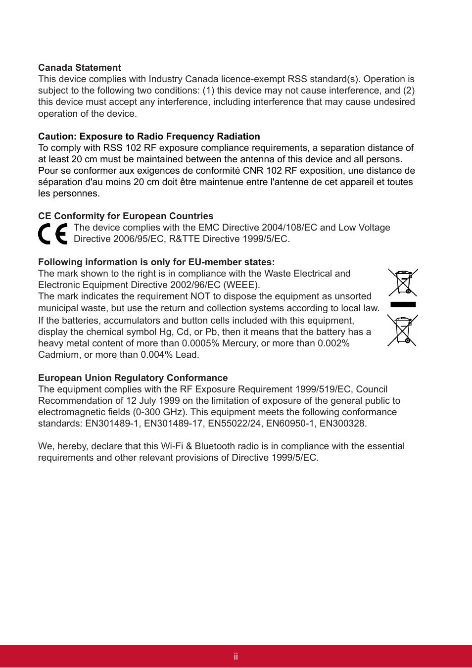 VIEWSONIC Smart Display VSD220 User Manual | Page 3 / 57