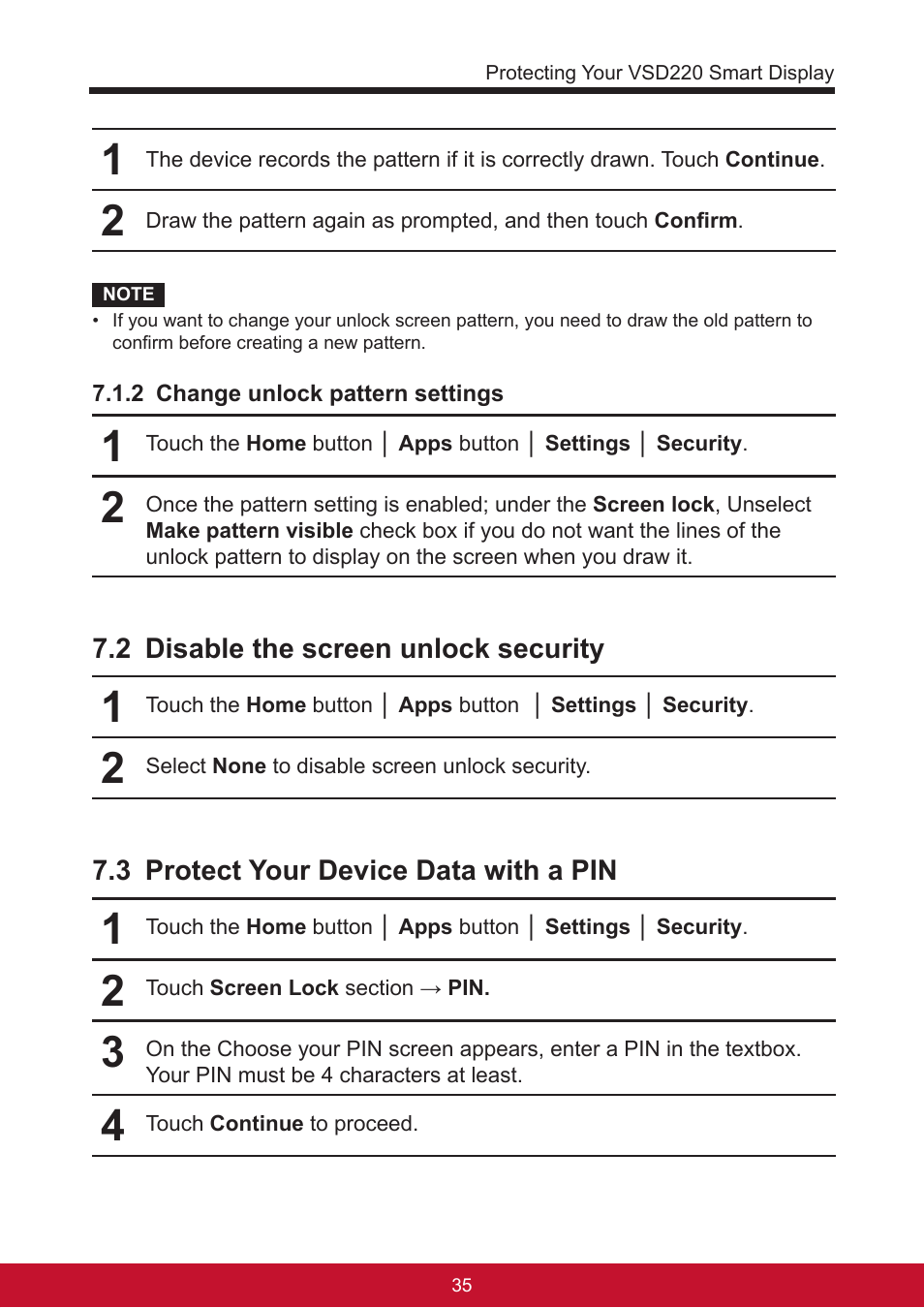 VIEWSONIC Smart Display VSD220 User Manual | Page 45 / 57