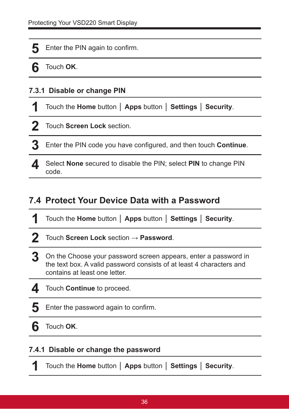 VIEWSONIC Smart Display VSD220 User Manual | Page 46 / 57