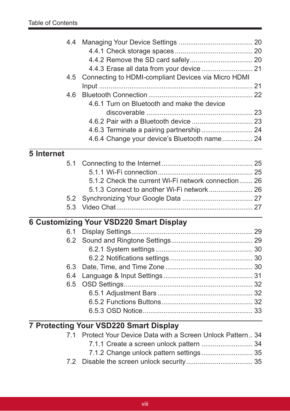 VIEWSONIC Smart Display VSD220 User Manual | Page 9 / 57