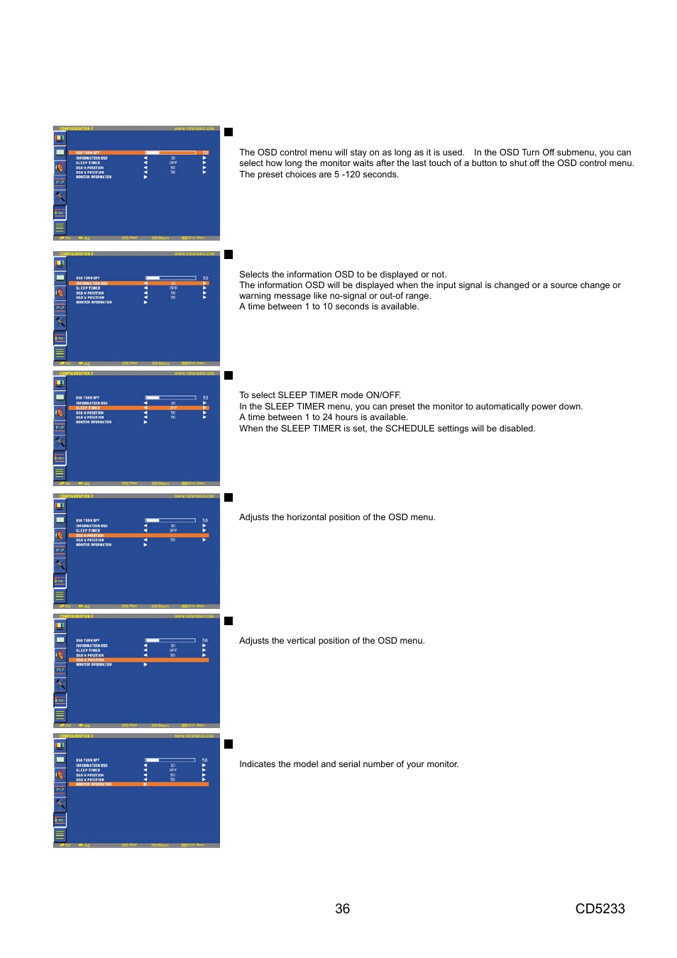 Configuration 2 | VIEWSONIC CD5233 User Manual | Page 38 / 52