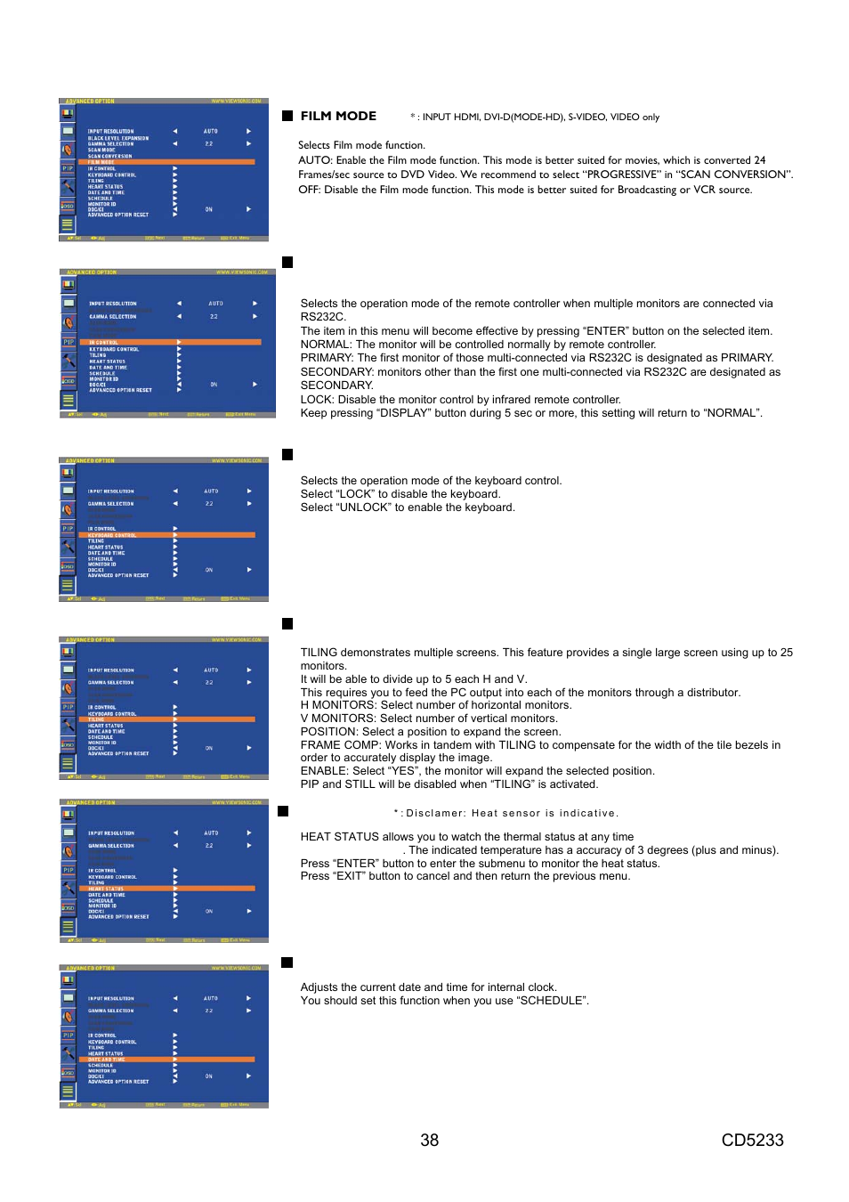 VIEWSONIC CD5233 User Manual | Page 40 / 52
