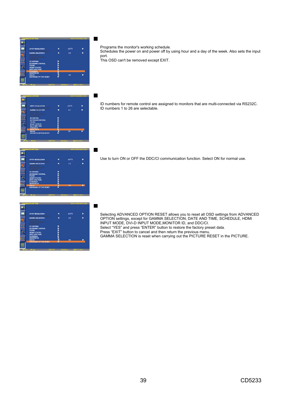 VIEWSONIC CD5233 User Manual | Page 41 / 52