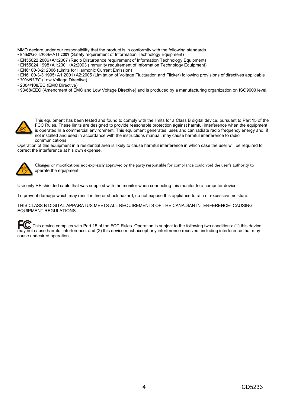 VIEWSONIC CD5233 User Manual | Page 6 / 52