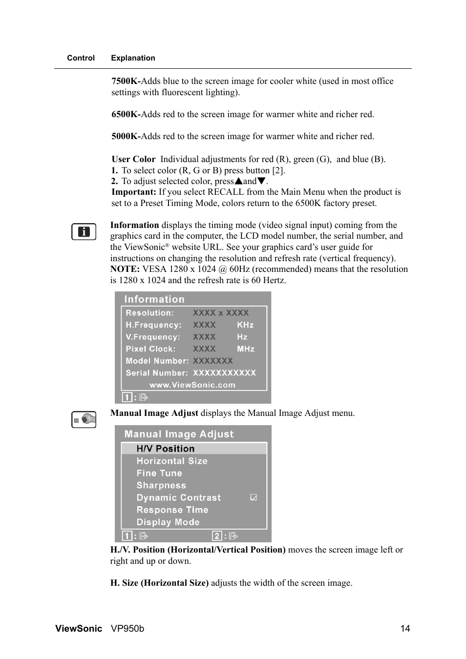 VIEWSONIC VS11964 User Manual | Page 17 / 28