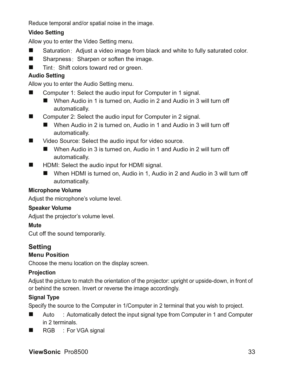 VIEWSONIC VS13645 User Manual | Page 37 / 79