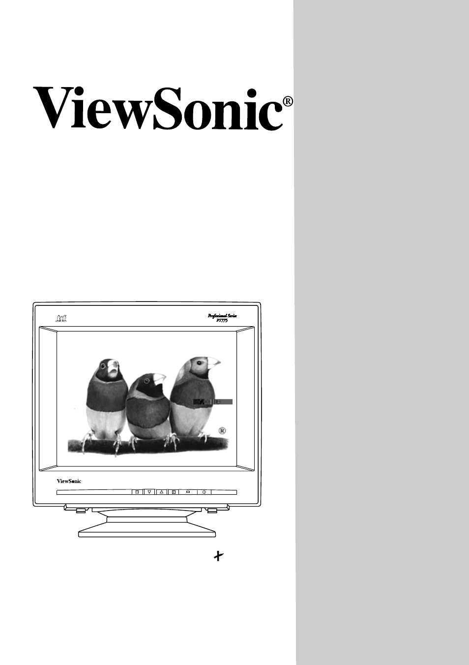 VIEWSONIC PT775 User Manual | 18 pages