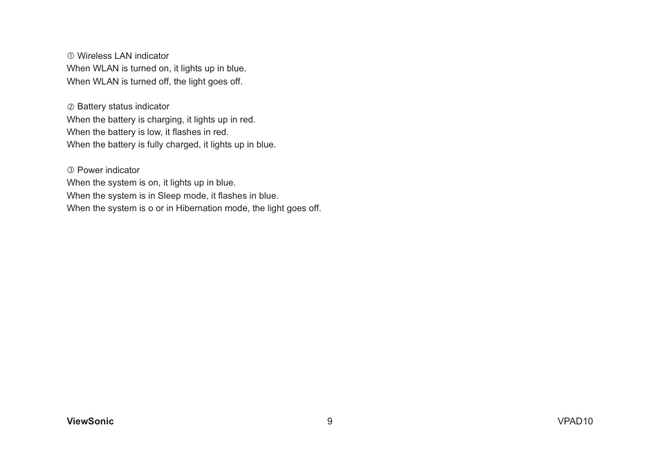 VIEWSONIC VPAD10 VS13790 User Manual | Page 19 / 44