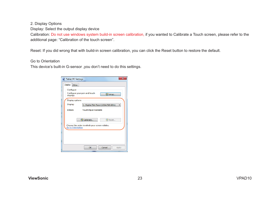 VIEWSONIC VPAD10 VS13790 User Manual | Page 33 / 44