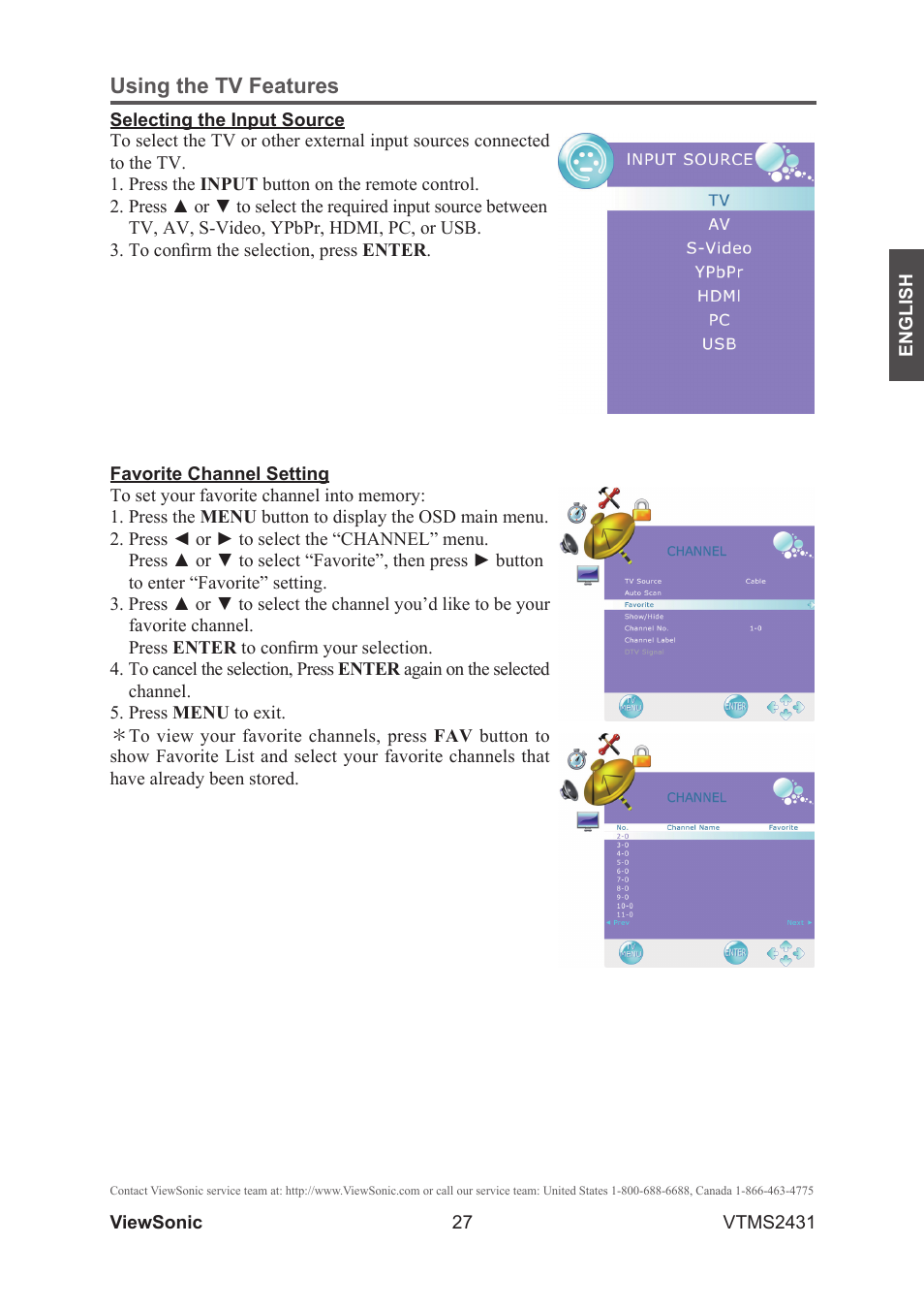 VIEWSONIC VTMS2431 User Manual | Page 32 / 63