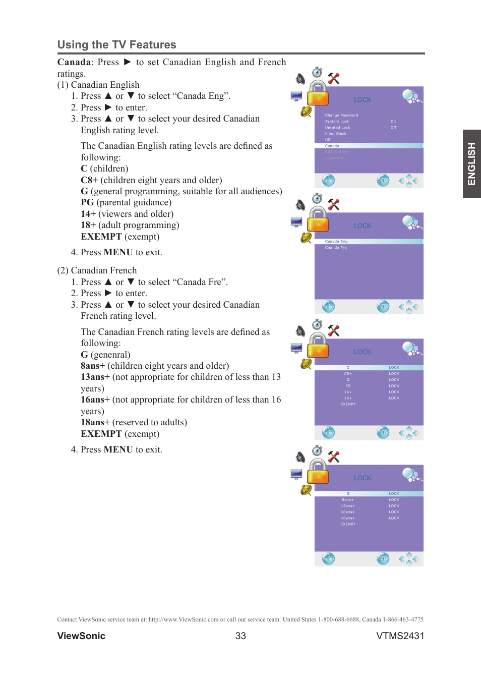 VIEWSONIC VTMS2431 User Manual | Page 38 / 63