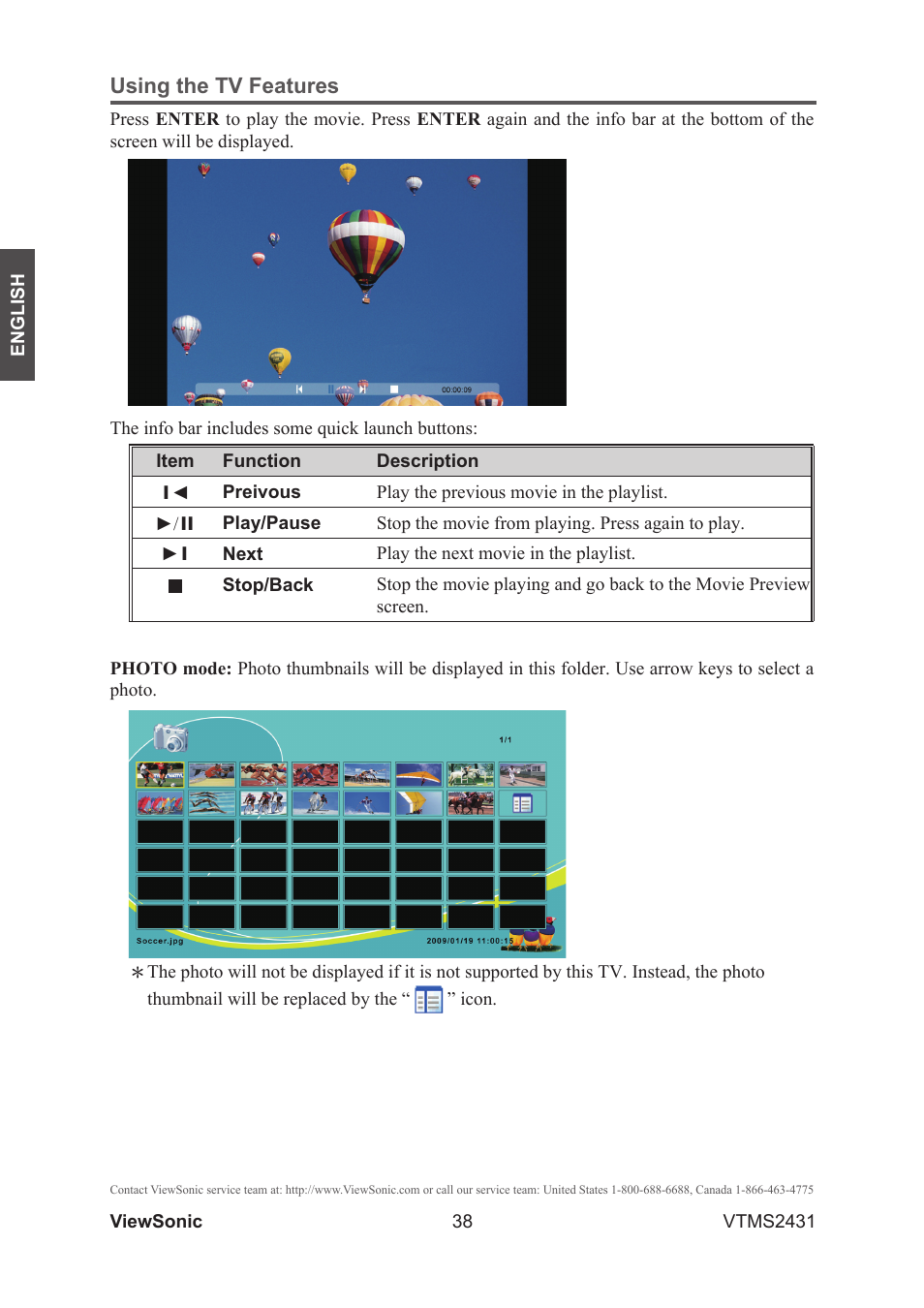 VIEWSONIC VTMS2431 User Manual | Page 43 / 63