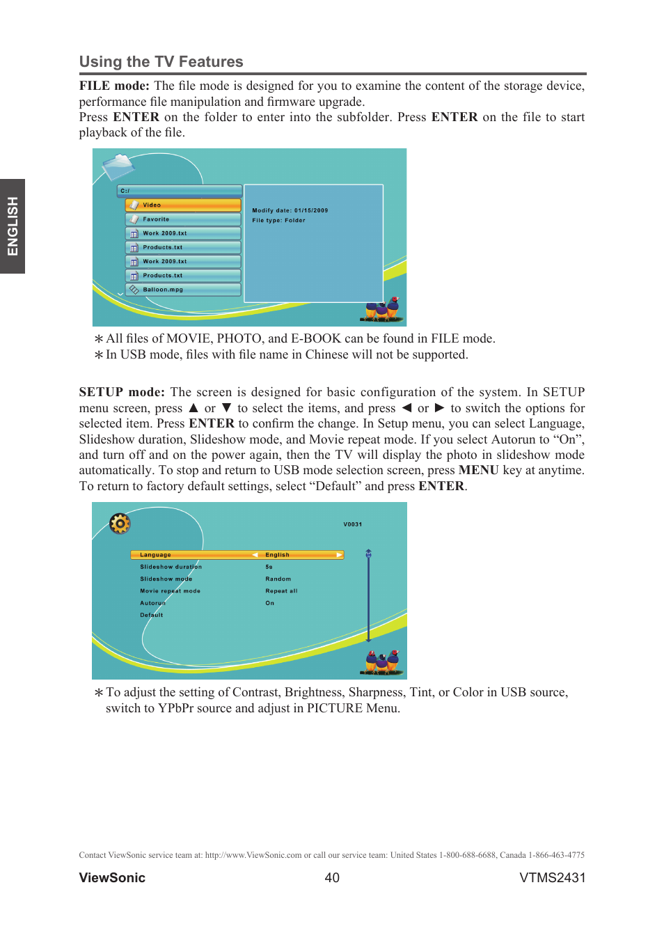 VIEWSONIC VTMS2431 User Manual | Page 45 / 63