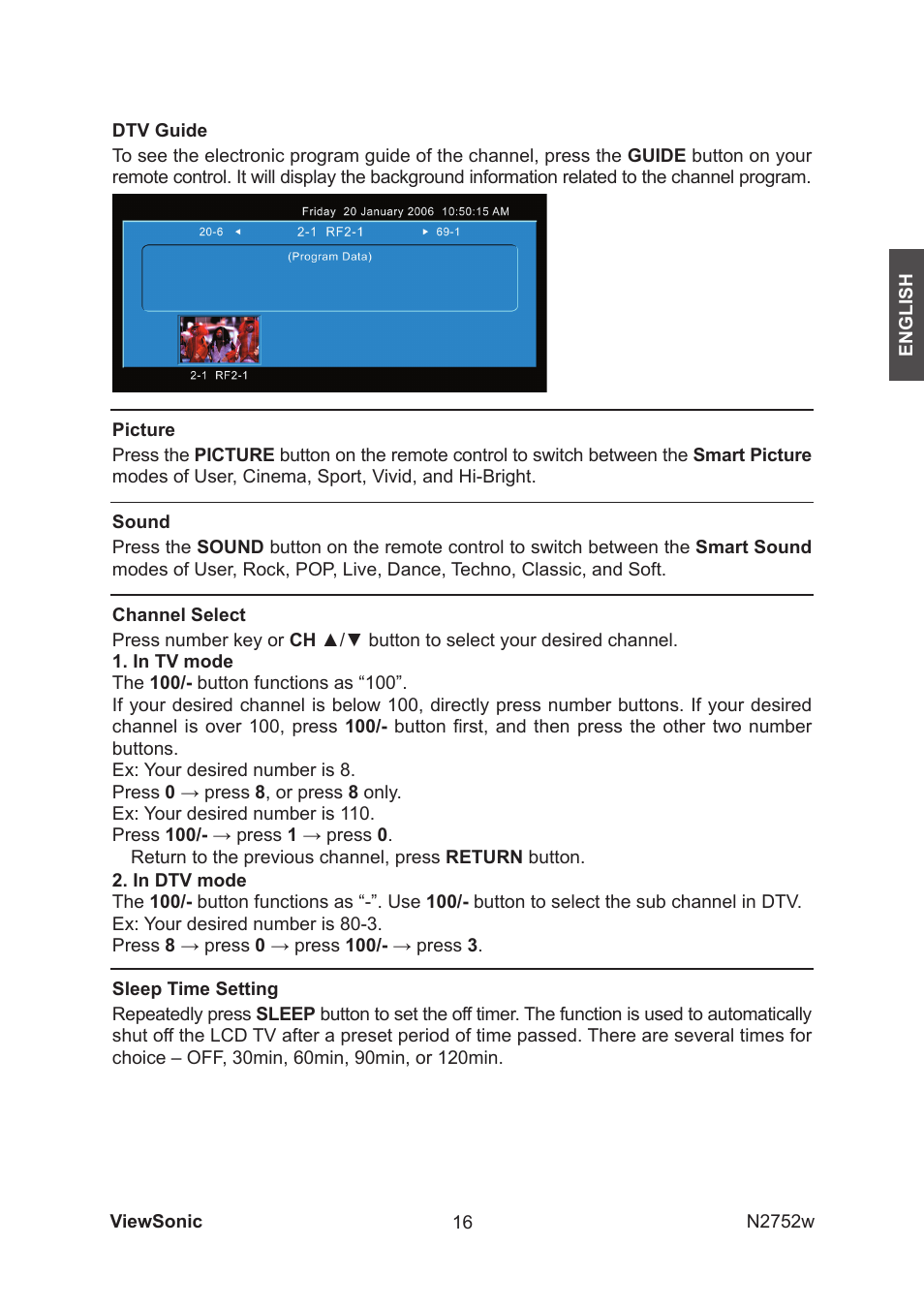 VIEWSONIC vs11257-1m User Manual | Page 18 / 35