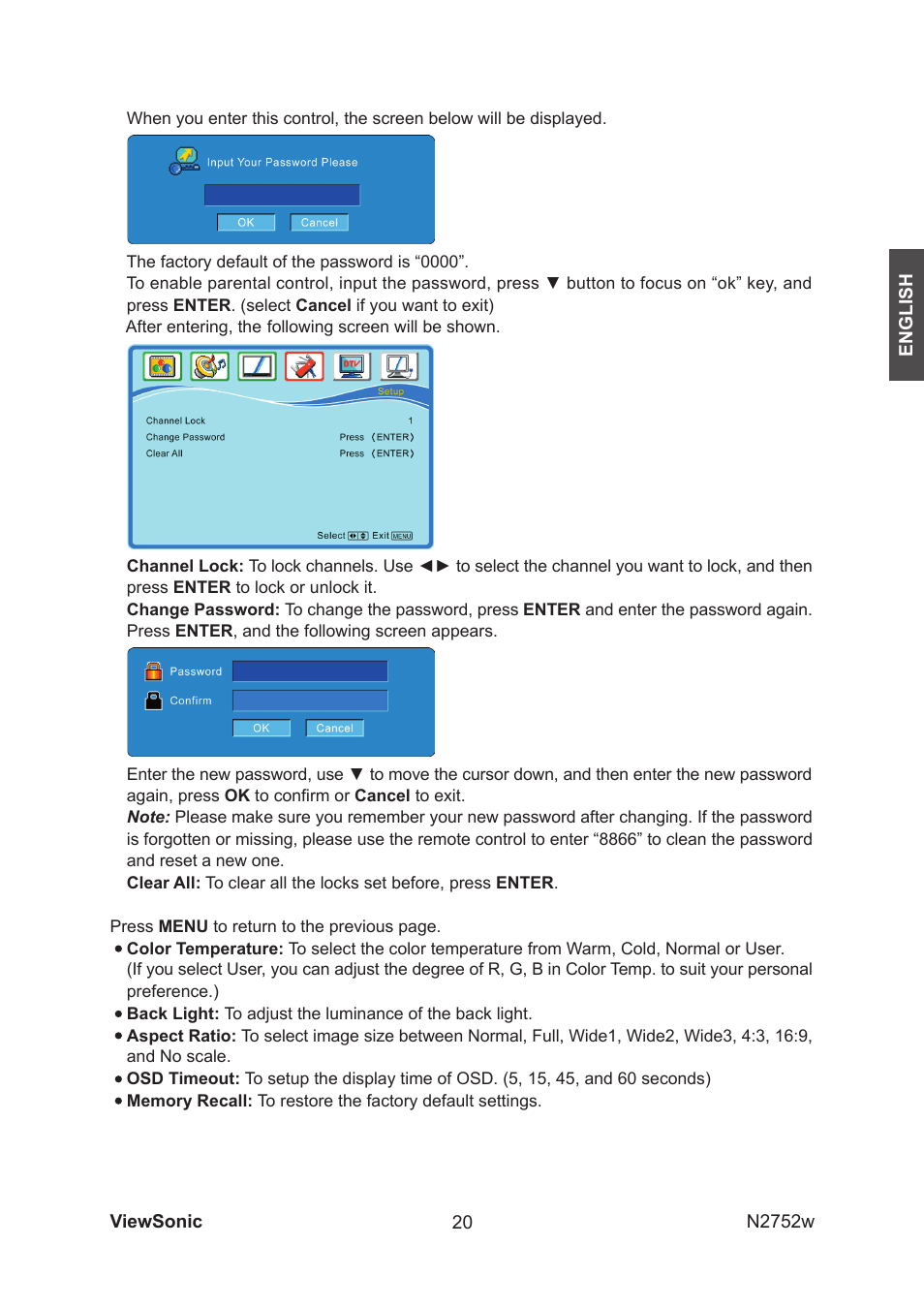 VIEWSONIC vs11257-1m User Manual | Page 22 / 35