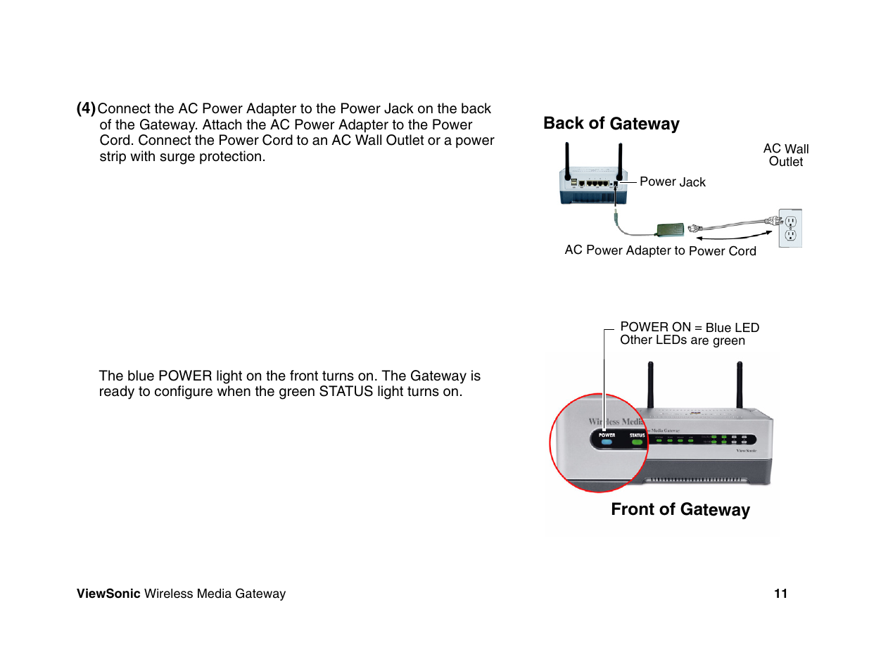 VIEWSONIC Wireless Media Gateway WMG80 User Manual | Page 17 / 105