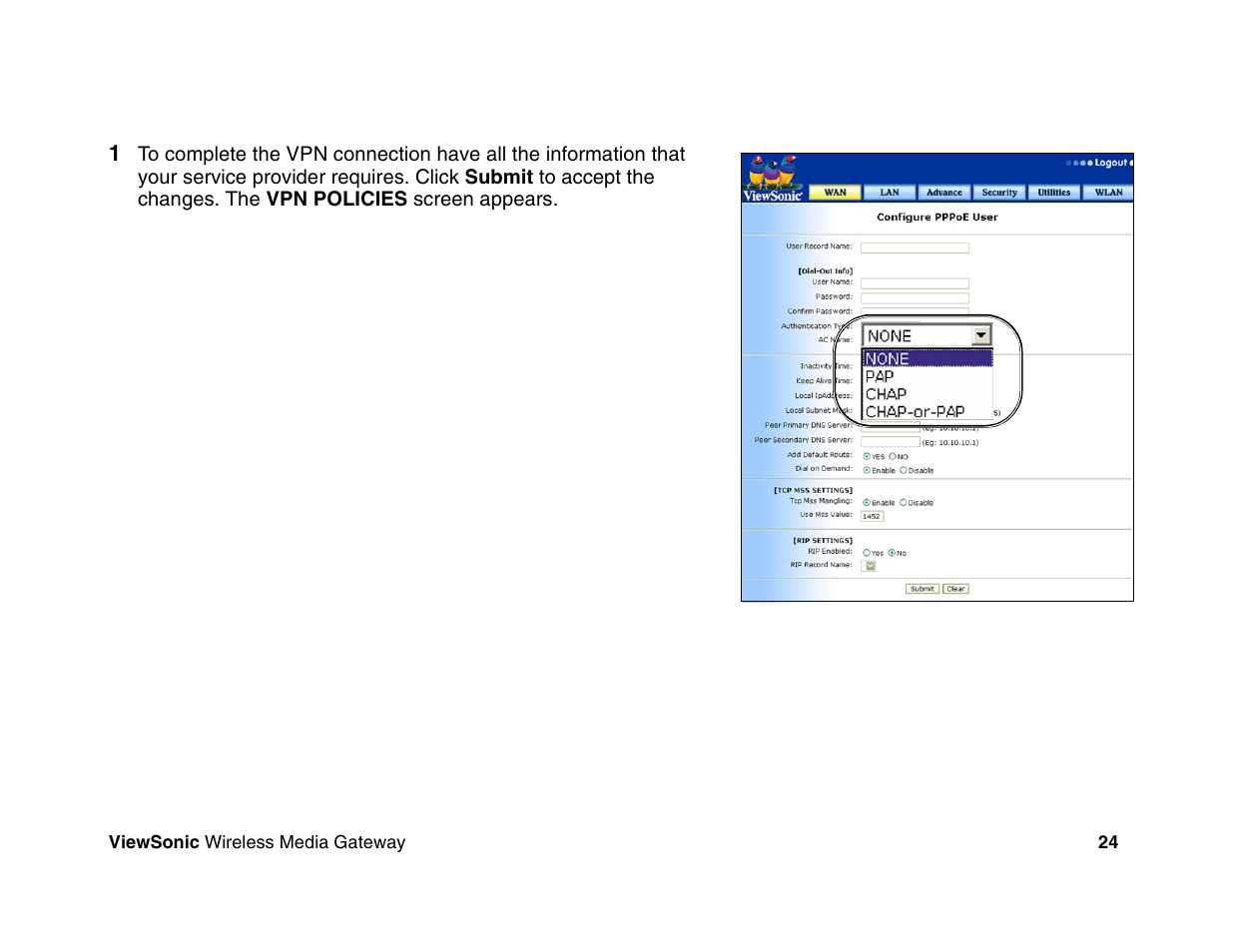 VIEWSONIC Wireless Media Gateway WMG80 User Manual | Page 30 / 105