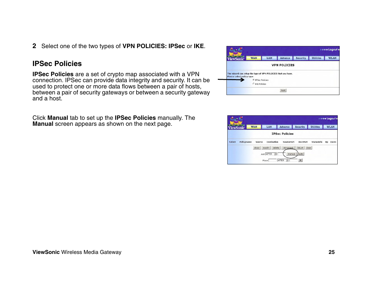 VIEWSONIC Wireless Media Gateway WMG80 User Manual | Page 31 / 105