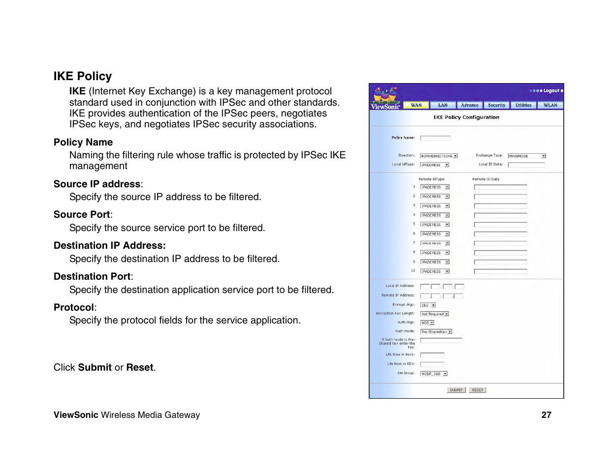 VIEWSONIC Wireless Media Gateway WMG80 User Manual | Page 33 / 105