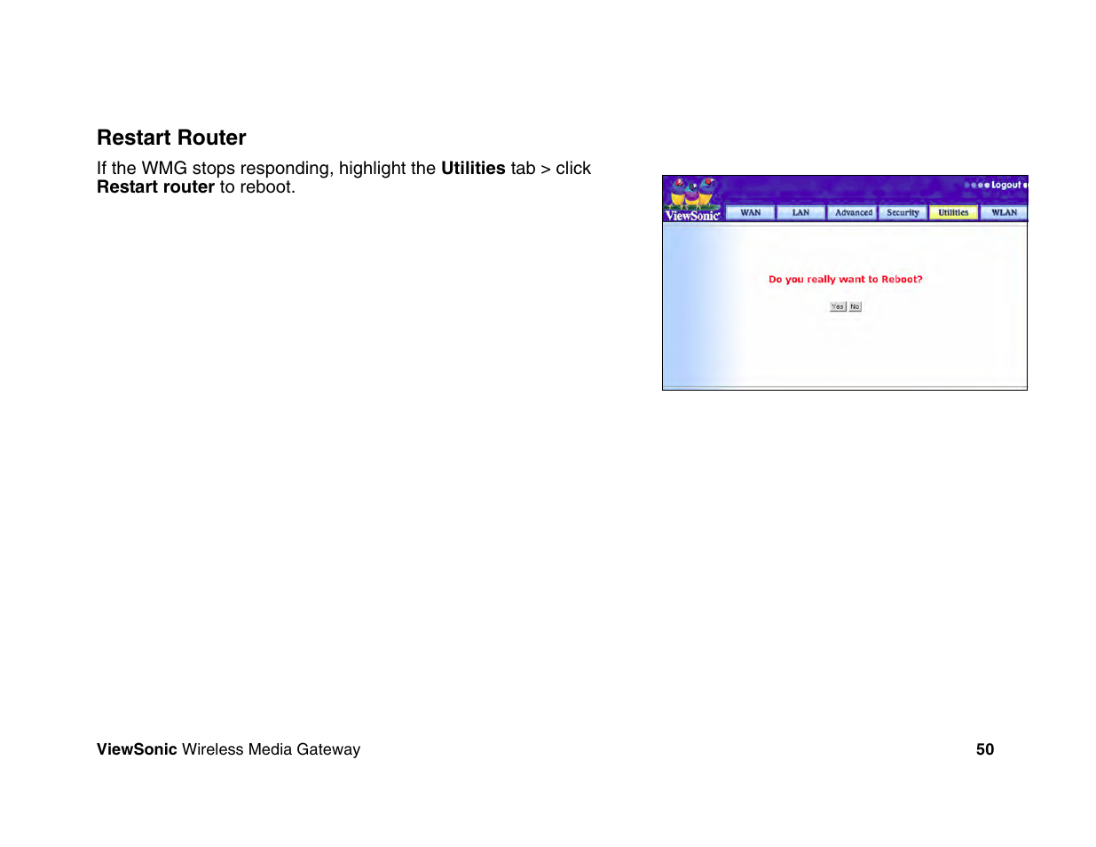 VIEWSONIC Wireless Media Gateway WMG80 User Manual | Page 56 / 105