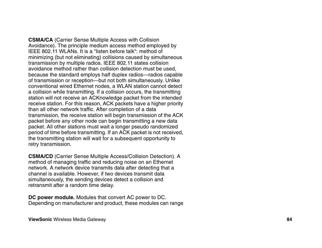 VIEWSONIC Wireless Media Gateway WMG80 User Manual | Page 90 / 105
