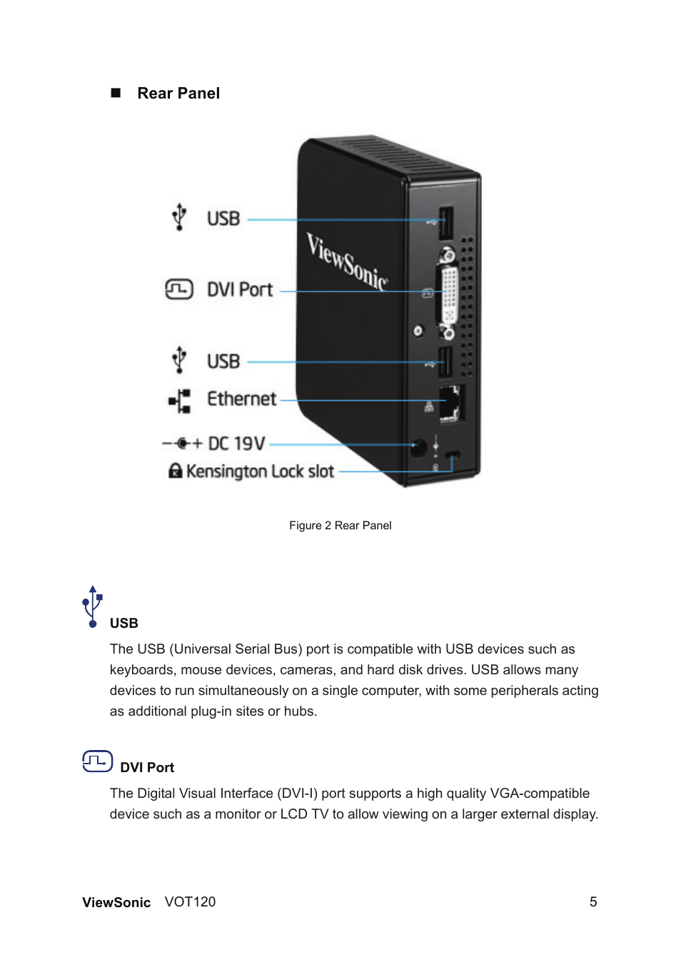 VIEWSONIC VOT120 User Manual | Page 13 / 38