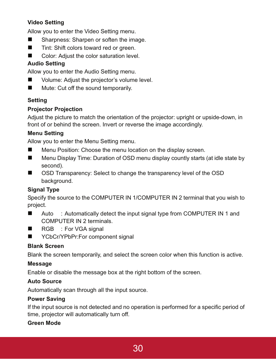 VIEWSONIC PJD5233 User Manual | Page 33 / 54