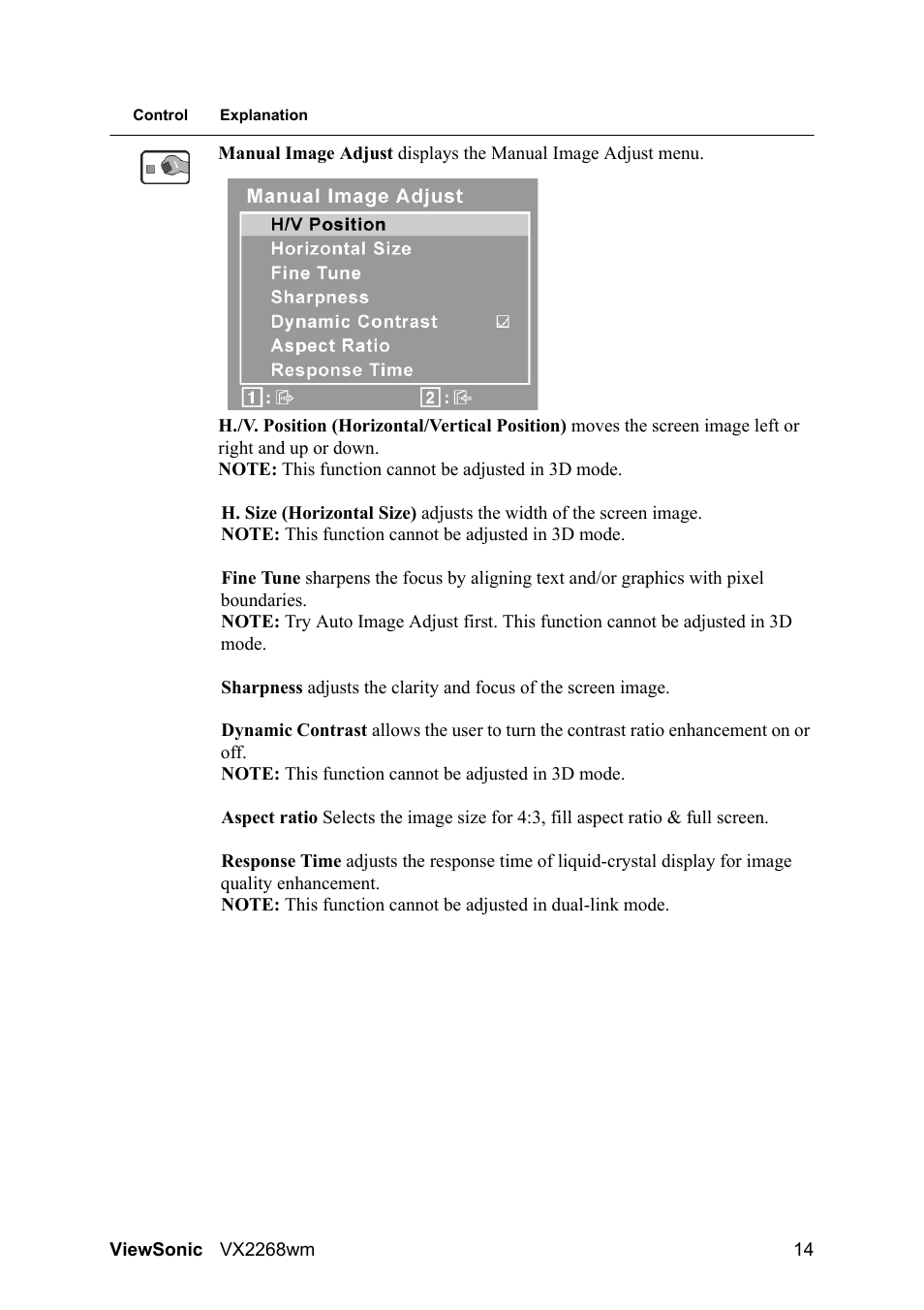 VIEWSONIC VS12538 User Manual | Page 16 / 26