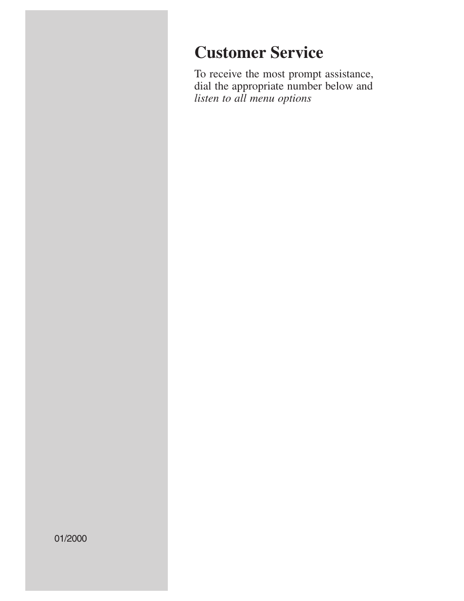 Customer service | VIEWSONIC EF70 User Manual | Page 16 / 16