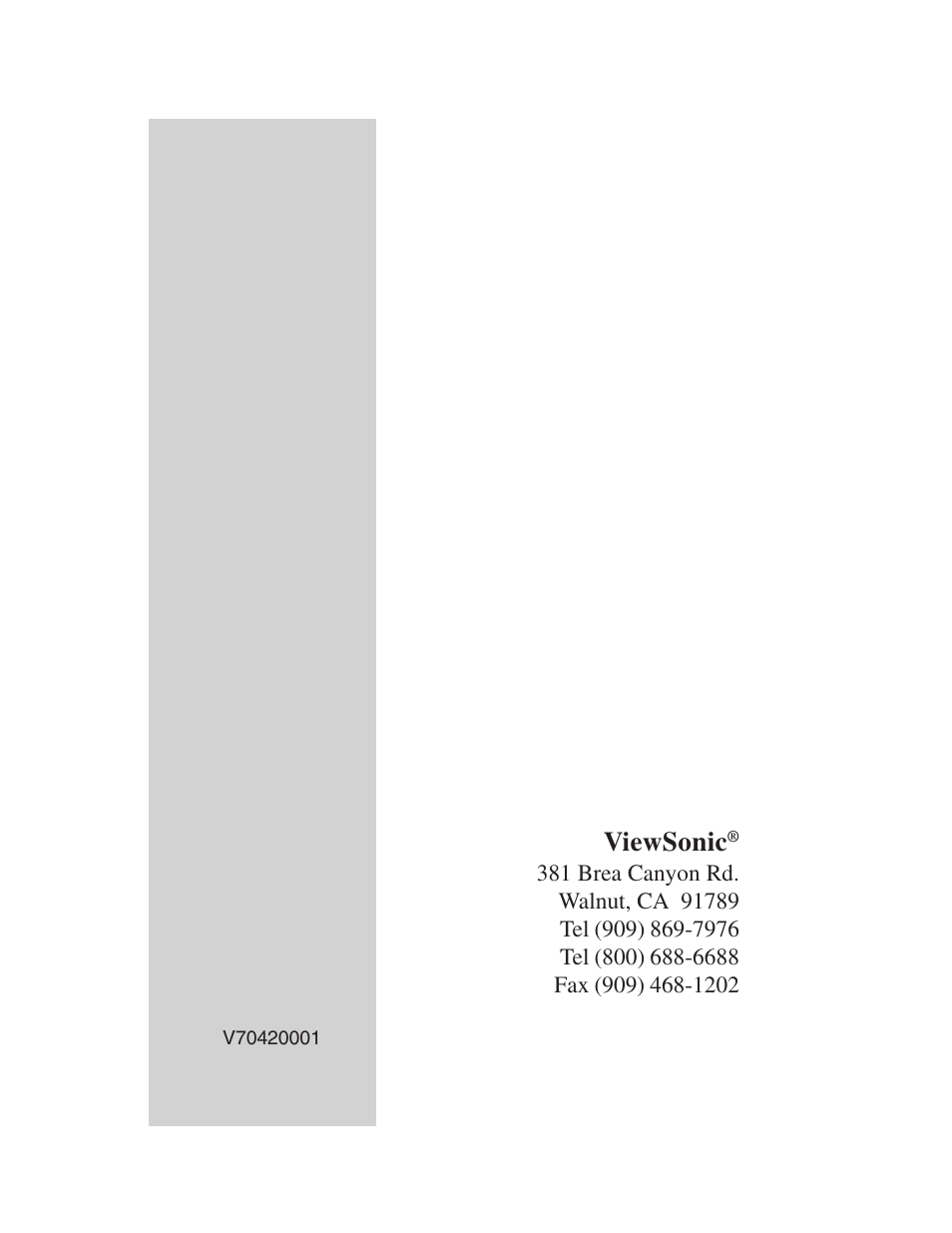 Viewsonic | VIEWSONIC G773 User Manual | Page 32 / 32