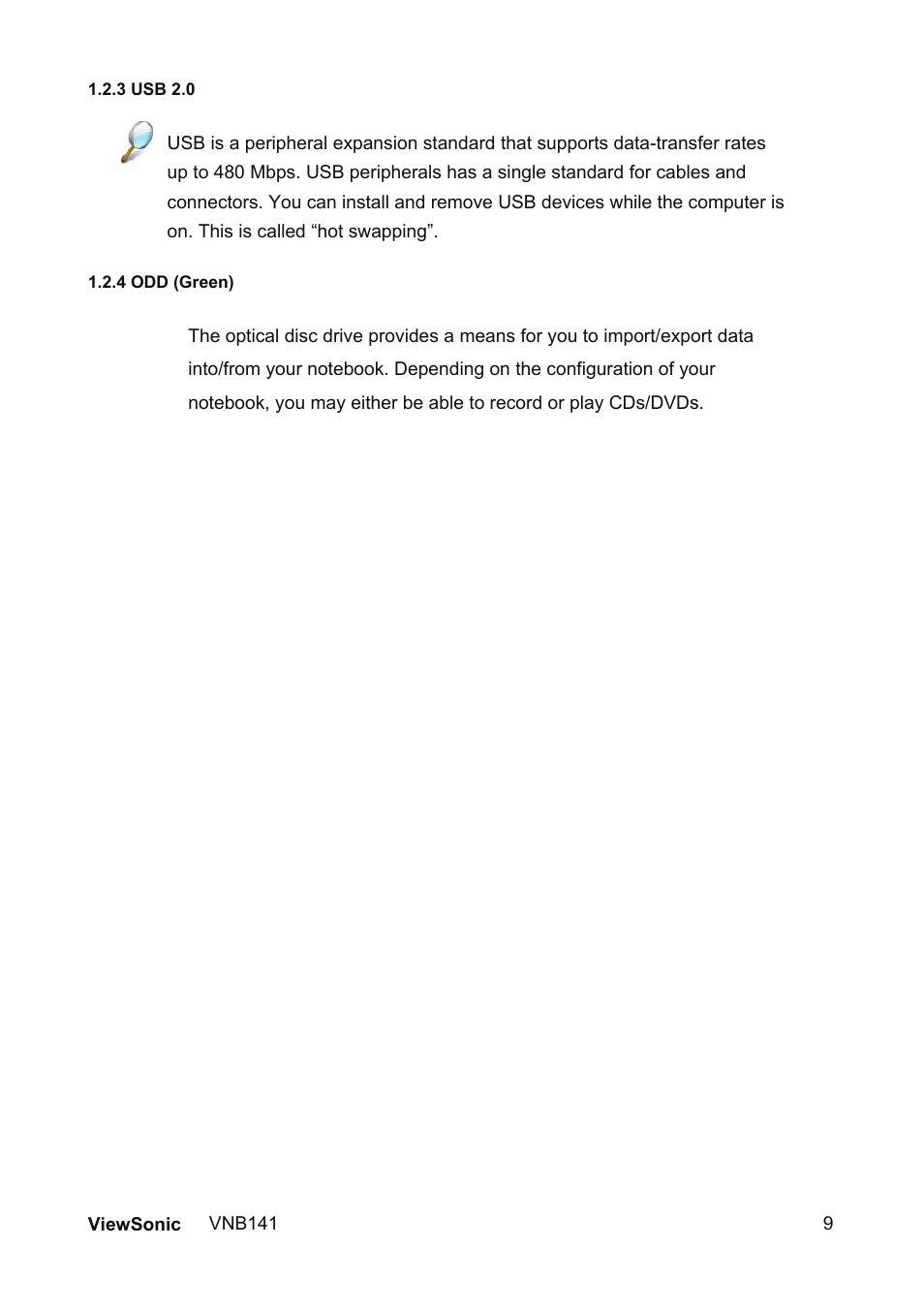VIEWSONIC VNB141 VS13235 User Manual | Page 16 / 41