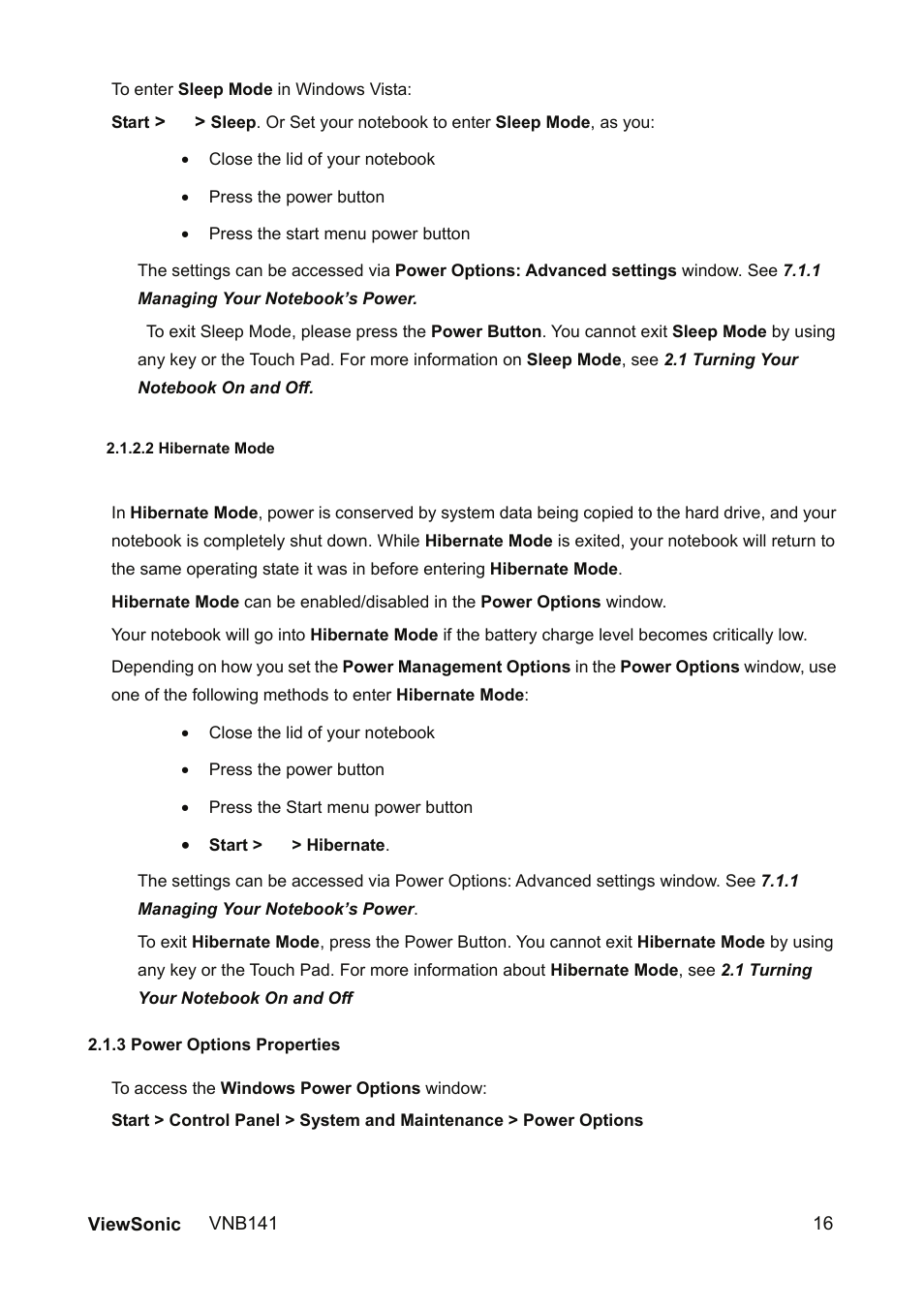 VIEWSONIC VNB141 VS13235 User Manual | Page 23 / 41