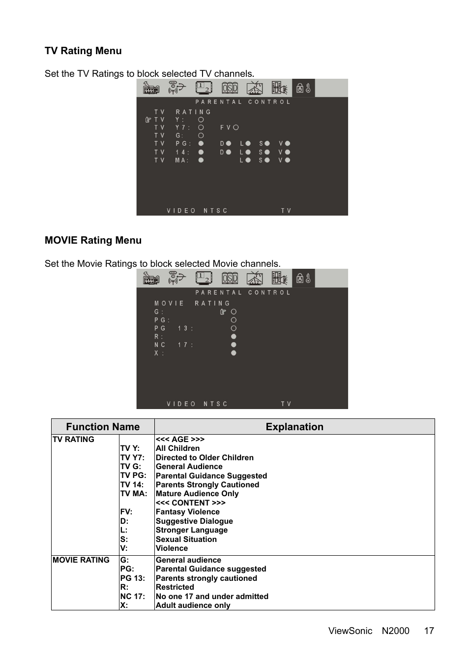VIEWSONIC N2000 User Manual | Page 19 / 28