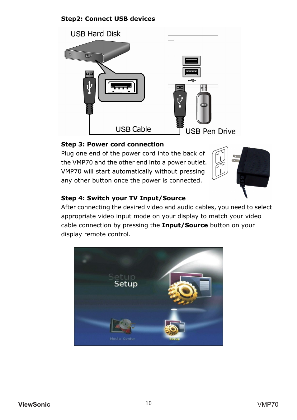 VIEWSONIC VMP70 User Manual | Page 14 / 28