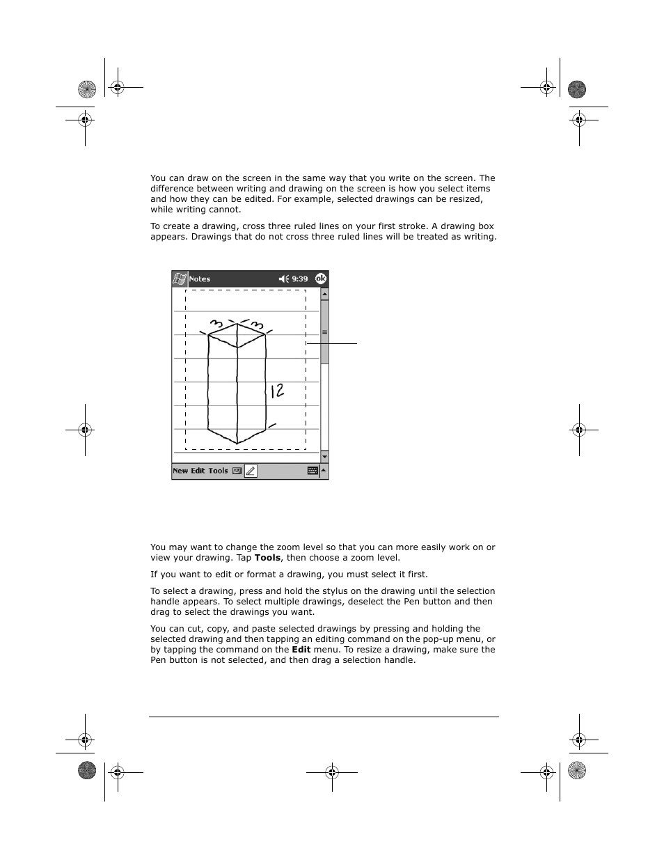 Drawing on the screen | VIEWSONIC PC V35 User Manual | Page 34 / 92
