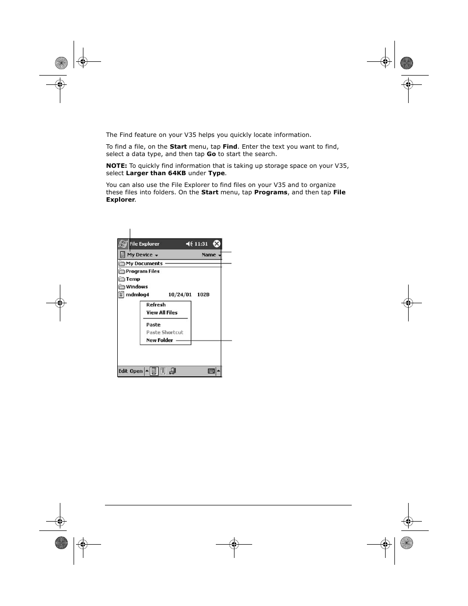 Finding and organizing information | VIEWSONIC PC V35 User Manual | Page 40 / 92