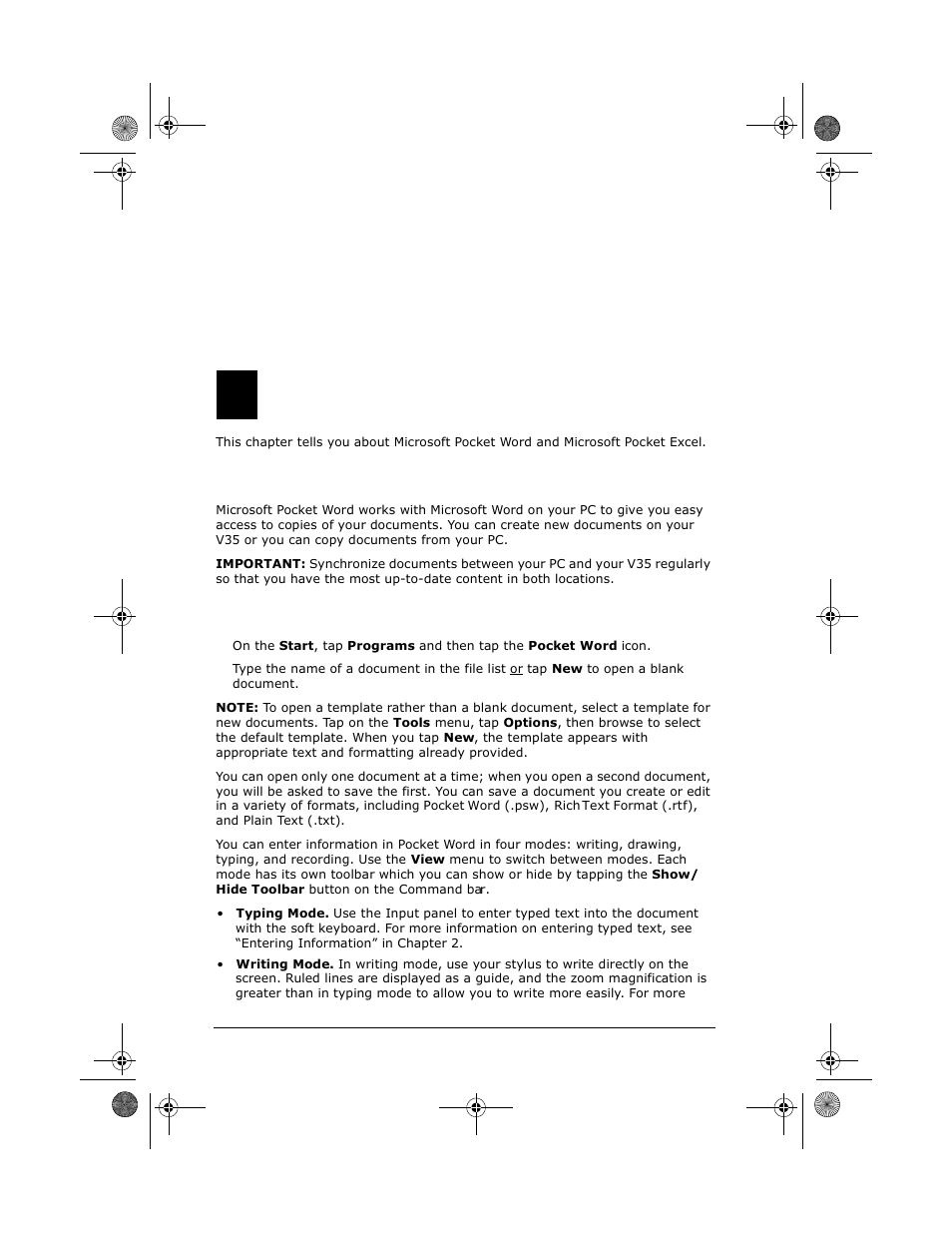 Companion programs, Pocket word, Using pocket word | 6companion programs | VIEWSONIC PC V35 User Manual | Page 64 / 92