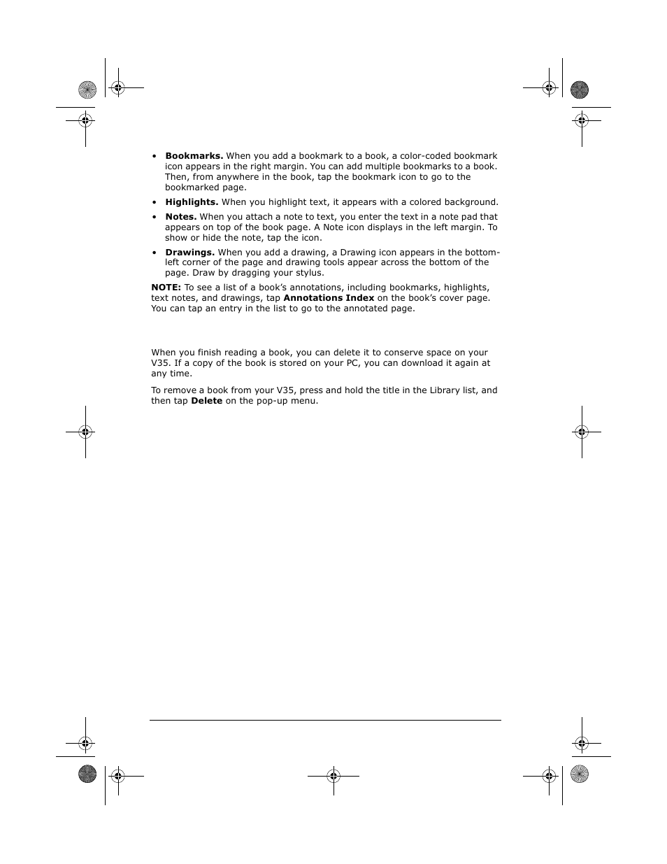Removing a book | VIEWSONIC PC V35 User Manual | Page 70 / 92