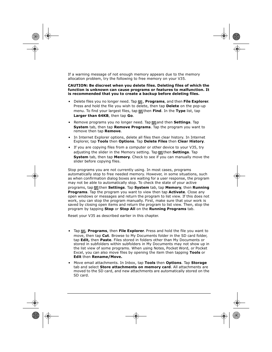 Memory problems | VIEWSONIC PC V35 User Manual | Page 81 / 92
