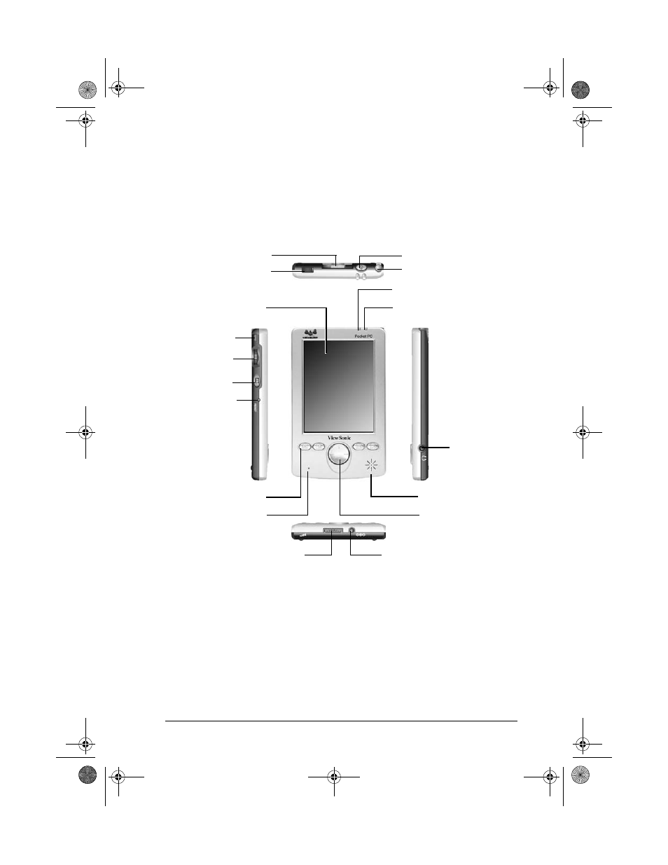 Quick start, 1 identifying components, Using the v35 for the first time | Identifying components | VIEWSONIC PC V35 User Manual | Page 9 / 92