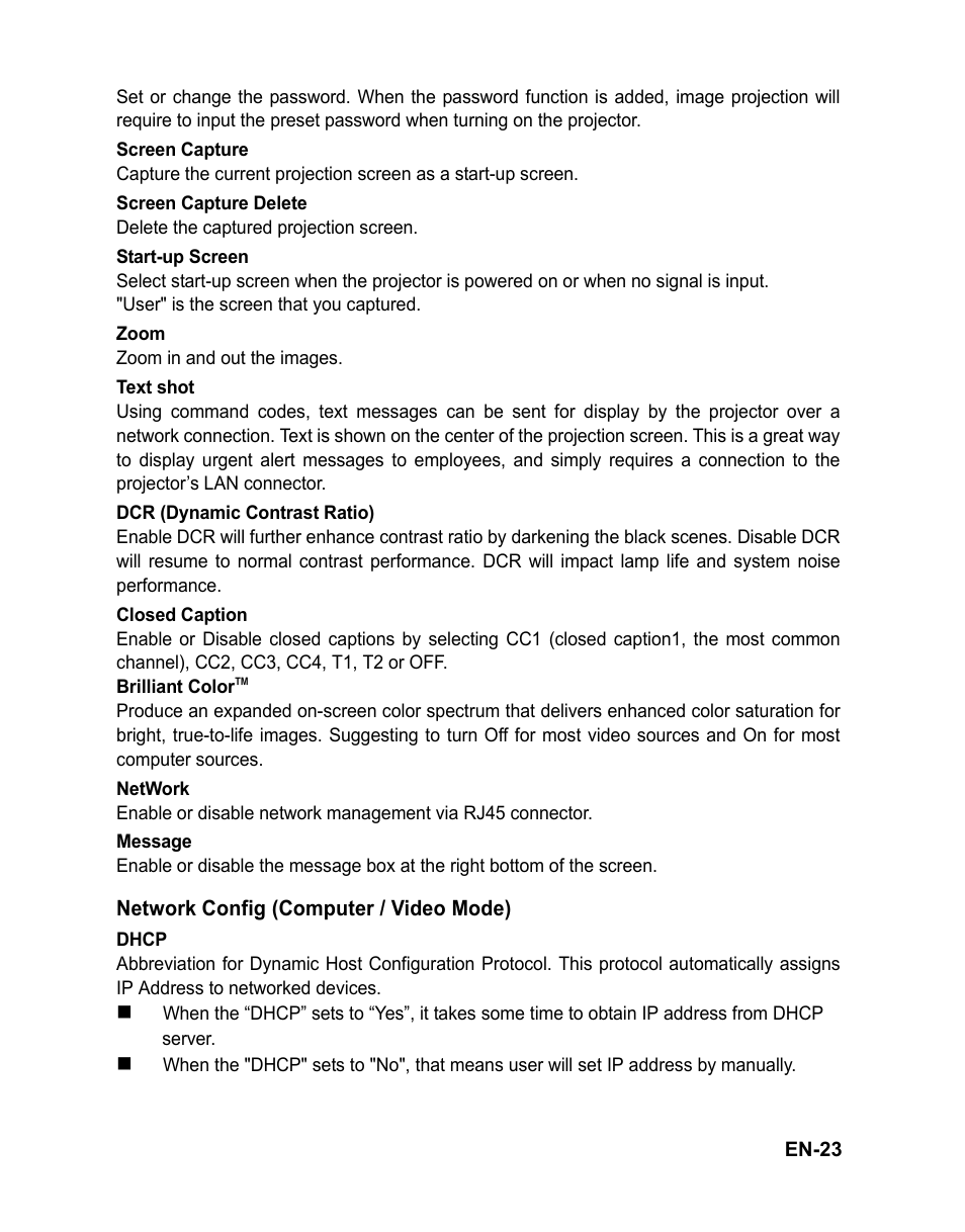 VIEWSONIC VS12476 User Manual | Page 26 / 59